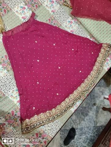 Bridal lehnga just 1 time used 0/3/1/3/4/1/1/6/9/8/4 3