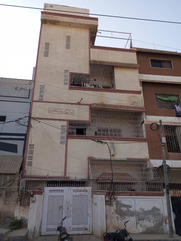 SECTOR-10 GROUND PLUS THREE HOUSE, T-SHAPE, WIDE ROAD, PARK FACING, SCHOOL FACING, NORTH KARACHI, 5