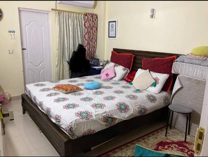 jauhar bellie view three bed dd apartment for rent in johar 3