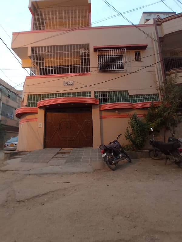 SECTOR 11-C/3 TWO SIDES CORNER G+1 HOUSE, GUARD AVAILABLE, NORTH KARACHI 29