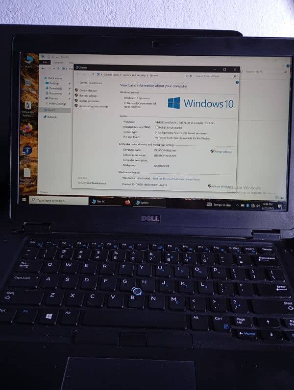 Dell Laptop 7th Generation Core i5 2