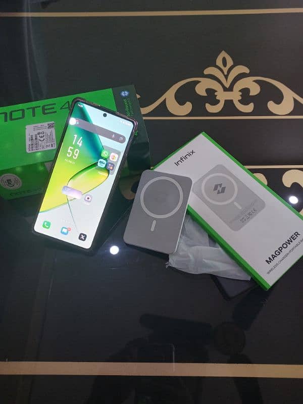 8/256  inifinix note 40 2 months warranty available  45k 4