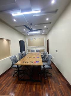 Furnished Office for Rent in Achitect Society for (Call center + Software house + Marketing Office & Other Setup as You Want)