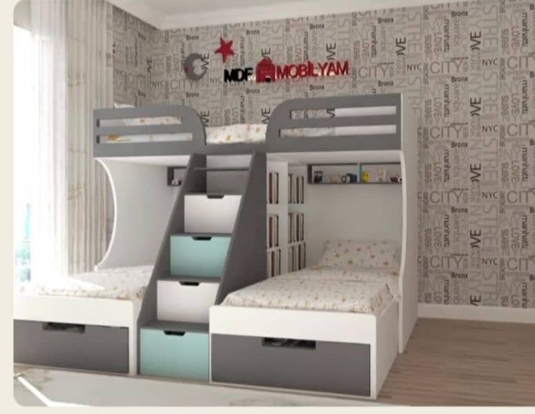 Kids bed / bunker bed / baby bed / wardrobe / cupboard 0316,5004723 4