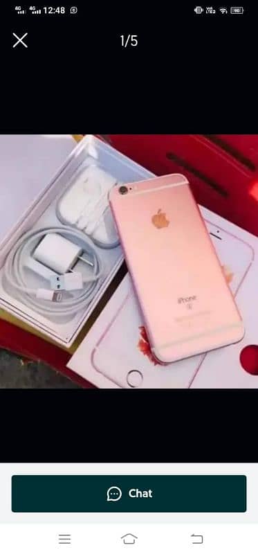 I phone 6s plus 128 GB complete box My Whatsapp number 03487362876 0