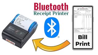 mobile bluetooth printer small mobile app suported