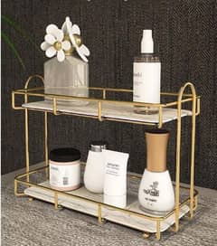 Golden Ceramic Bathroom Organizer 1pc , WhatsApp (03145156658)