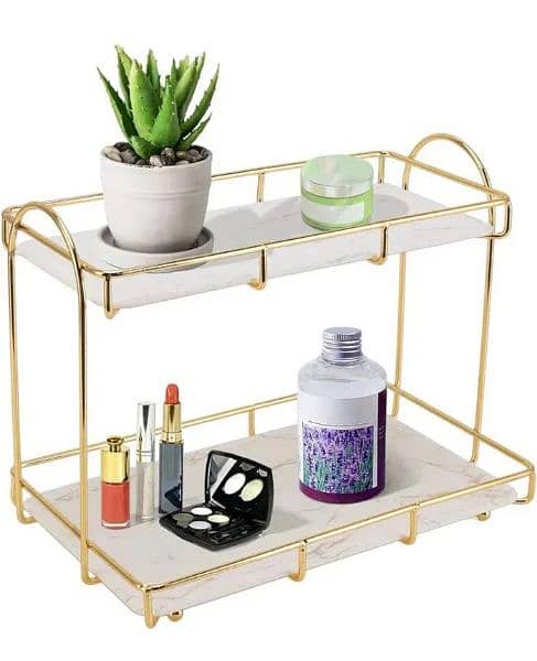 Golden Ceramic Bathroom Organizer 1pc , WhatsApp (03145156658) 1