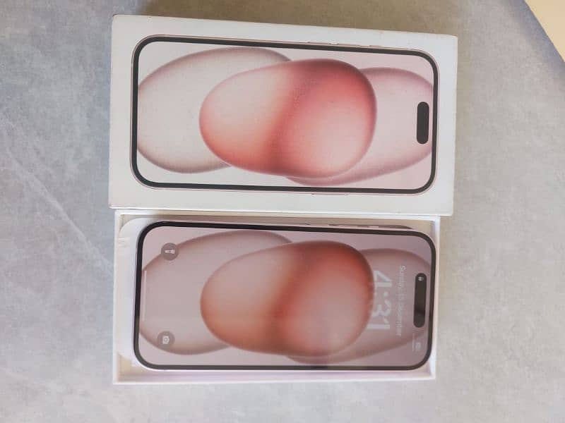 Iphone 15 opened from box only 1 month used 0