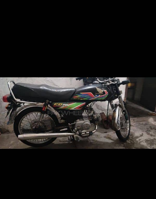 Honda CD 70 2021 model my what's app number 03174031722 1