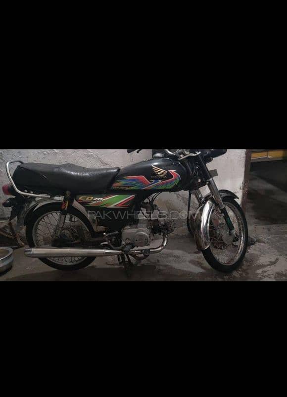 Honda CD 70 2021 model my what's app number 03174031722 3