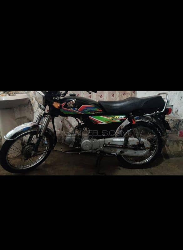 Honda CD 70 2021 model my what's app number 03174031722 4