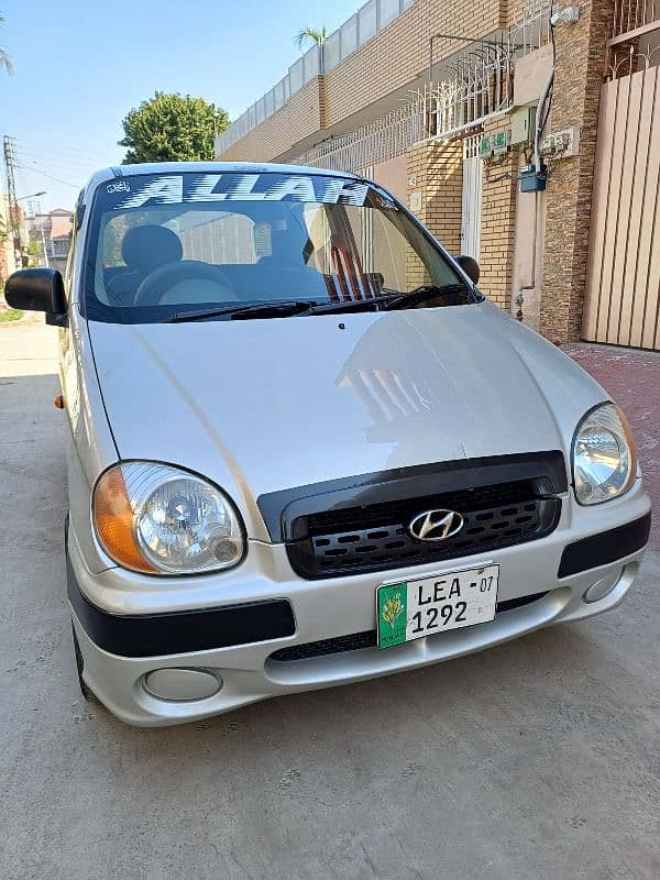 Hyundai Santro 2007 club bumper to bumper original car power staring 2