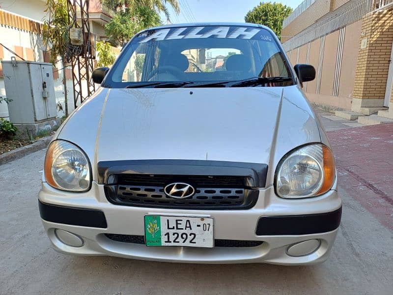 Hyundai Santro 2007 club bumper to bumper original car power staring 3