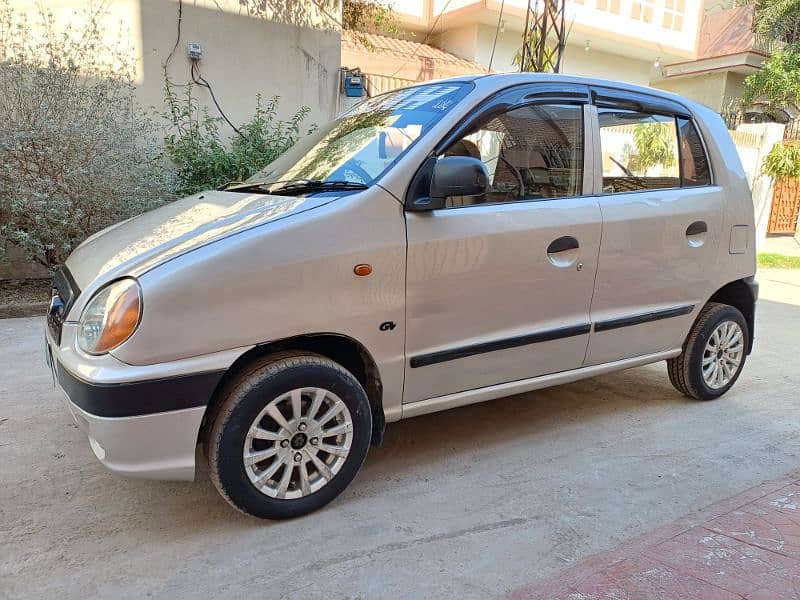 Hyundai Santro 2007 club bumper to bumper original car power staring 5