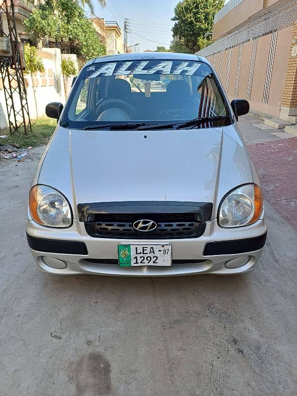 Hyundai Santro 2007 club bumper to bumper original car power staring 7