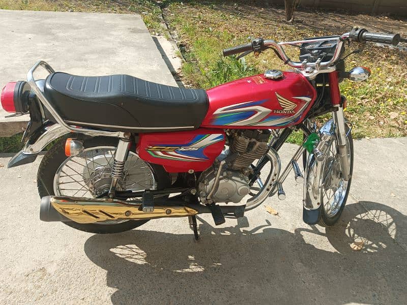 Honda CG 125 2022 Model Red All Punjab 2