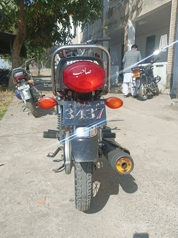 Honda CG 125 2022 Model Red All Punjab 11