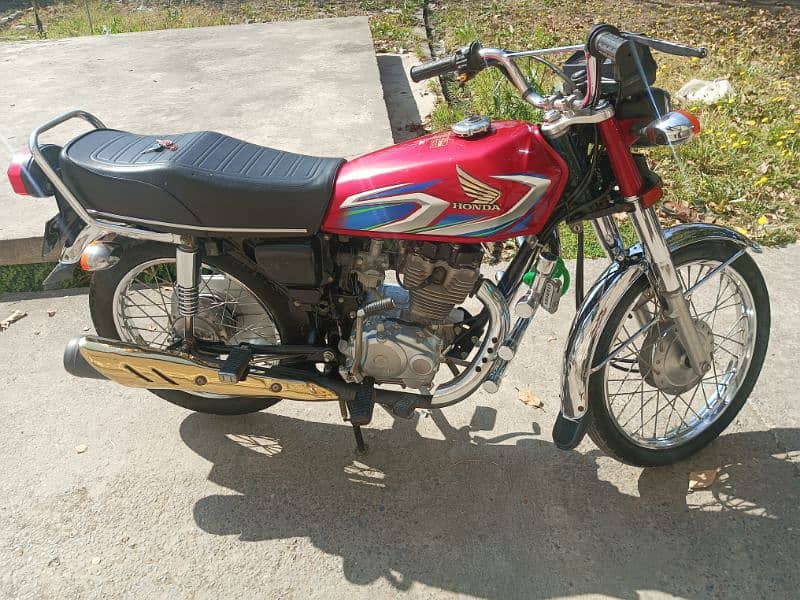 Honda CG 125 2022 Model Red All Punjab 13