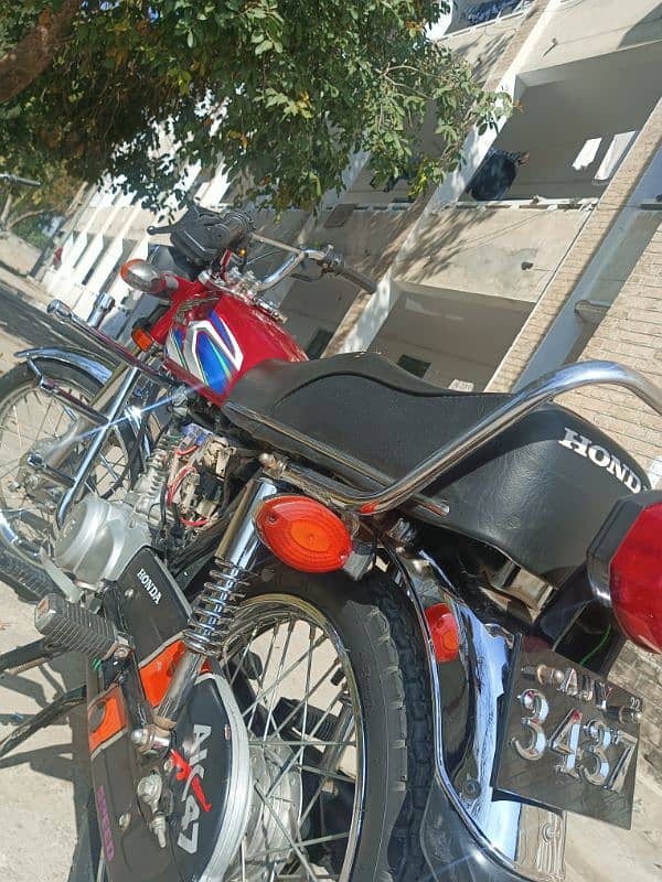 Honda CG 125 2022 Model Red All Punjab 16