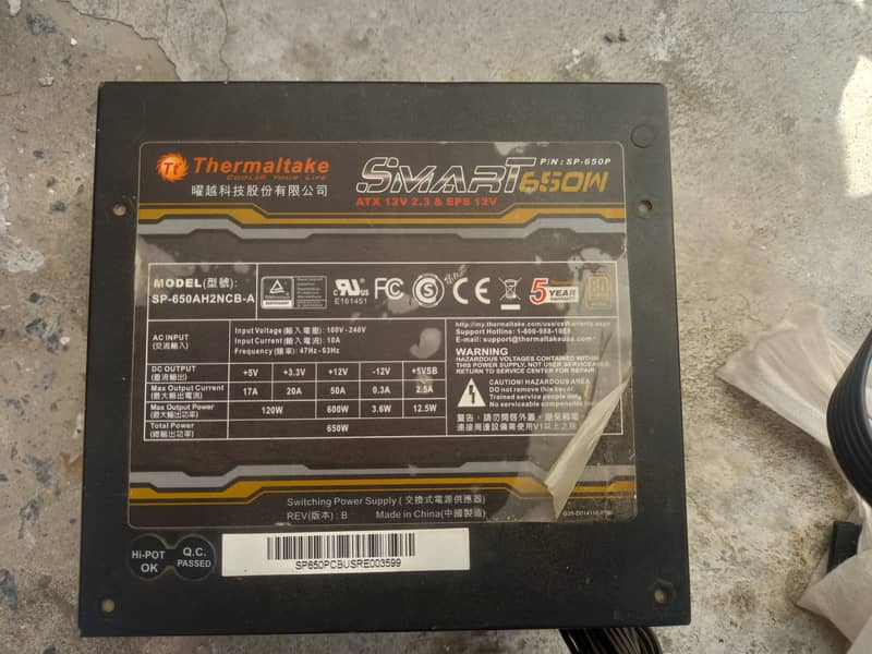 Gaming Power supply SMARTG 65OW 0