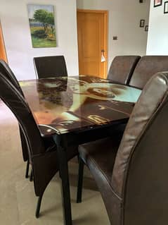 6 seater stylish Dining Table for sale