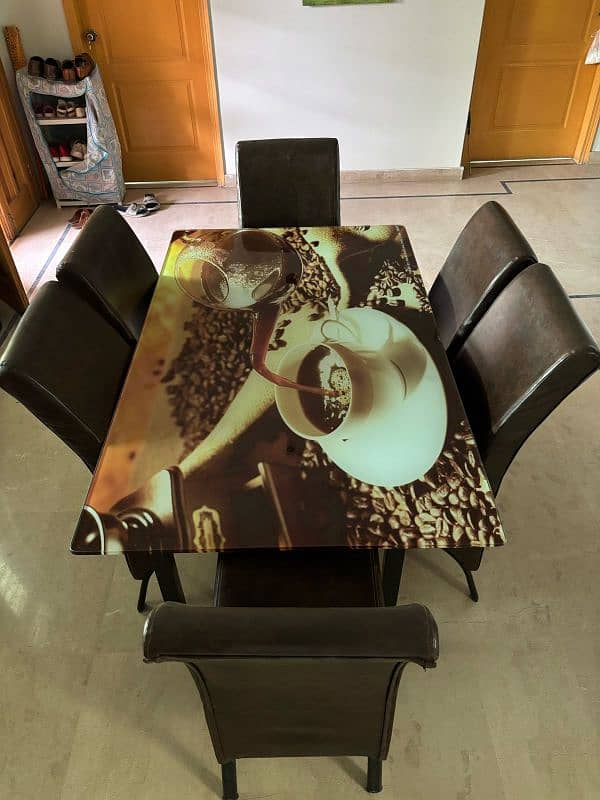 6 seater stylish Dining Table for sale 2