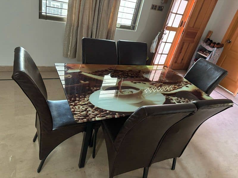 6 seater stylish Dining Table for sale 4