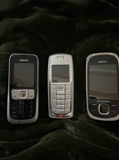 Nokia 7230, Nokia 3120, Nokia 2630 (Original 10/10 phones)