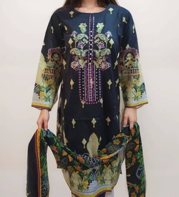 Sana Safinaz and Sapphire ready to wear 2 PCs suit for women. 3