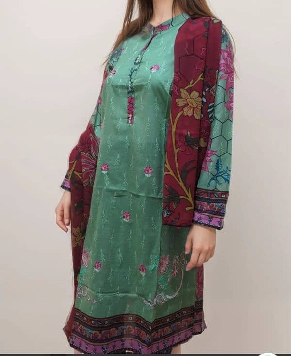 Sana Safinaz and Sapphire ready to wear 2 PCs suit for women. 4