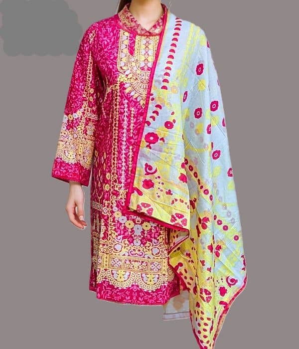 Sana Safinaz and Sapphire ready to wear 2 PCs suit for women. 7