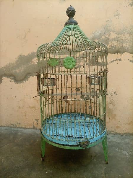 Birds Gray & Raw parrot cage 0