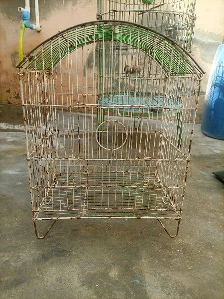 Birds Gray & Raw parrot cage 4