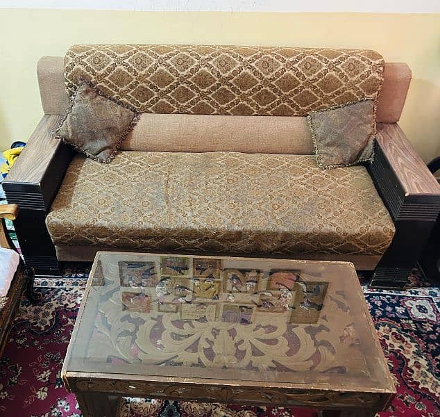 5 Seater Sofa with table for sale 3