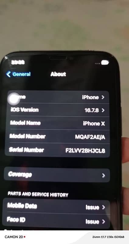 iphone x 256 gb non pta 7