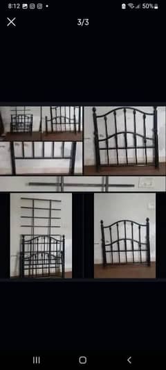 iron single bed size 3 by 6 only iron bed 0333 3462552