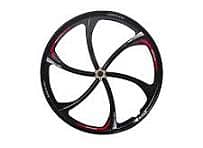 24 26 Inch Magnesium Alloy 3 Spokes Mountain Bike Integrated Wheel Set 1