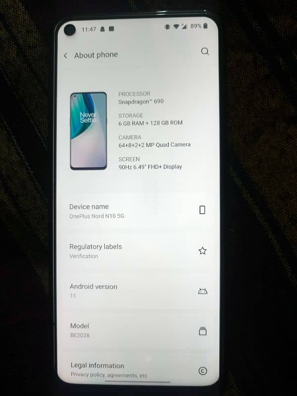 OnePlus Nord n10 5g patch 0