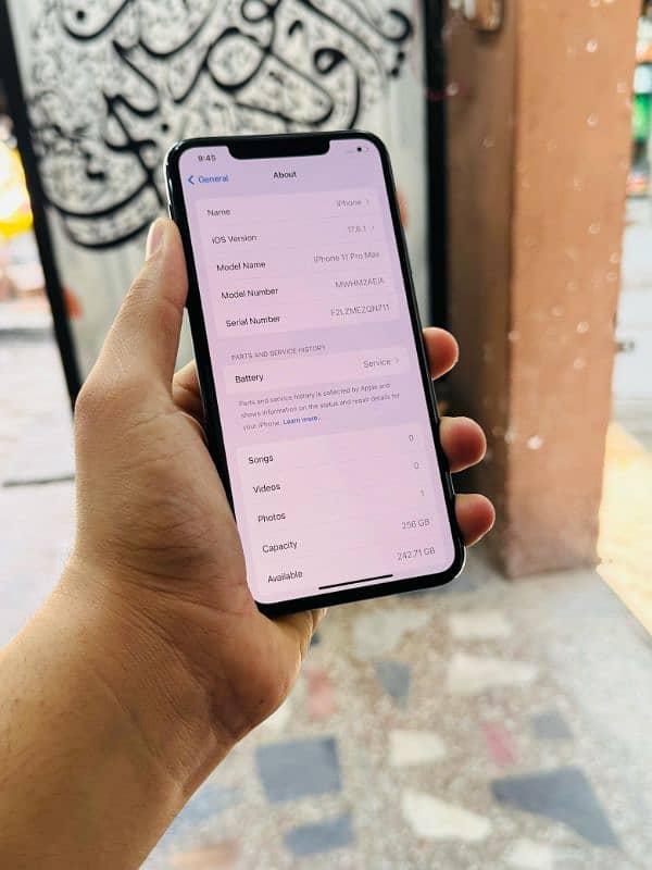 iphone 11 Pro Max 256GB Non PTA Not JV Waterpack 10