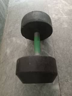 single 5.75 kg dumbell for home use rubber material