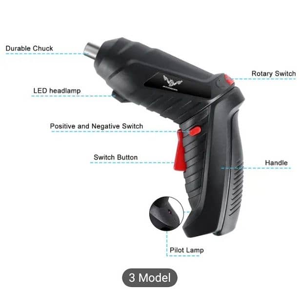 Rechargeable Electric mini drill and screw driver 9