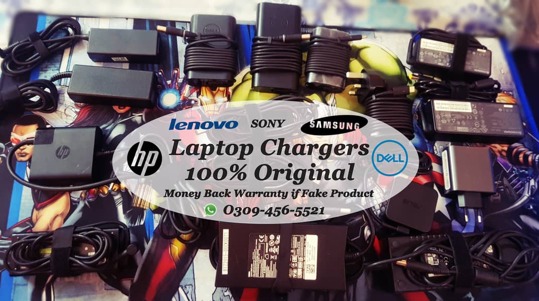 Original Laptop Charger Hp DELL LENOVO ACER SONY ASUS MACBOOK MSI 1