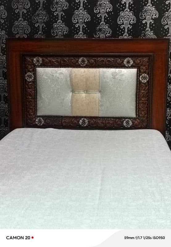 2 Piece Single Wooden Bed 5