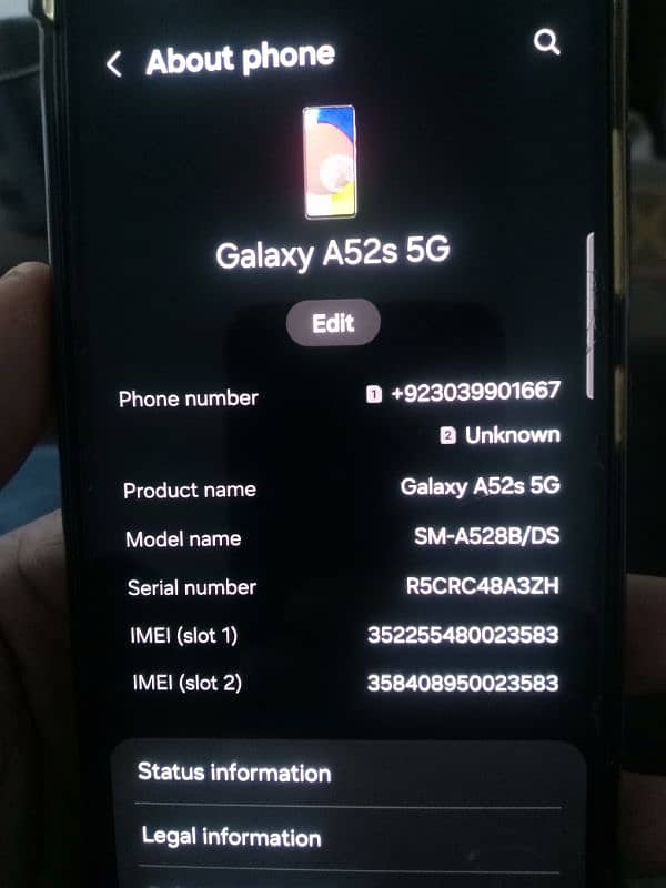 Samsung a52s 8/256 GB 3