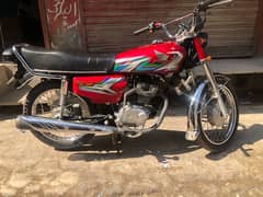 Honda CG 125 Single Handed used-New Condition-2023 Model