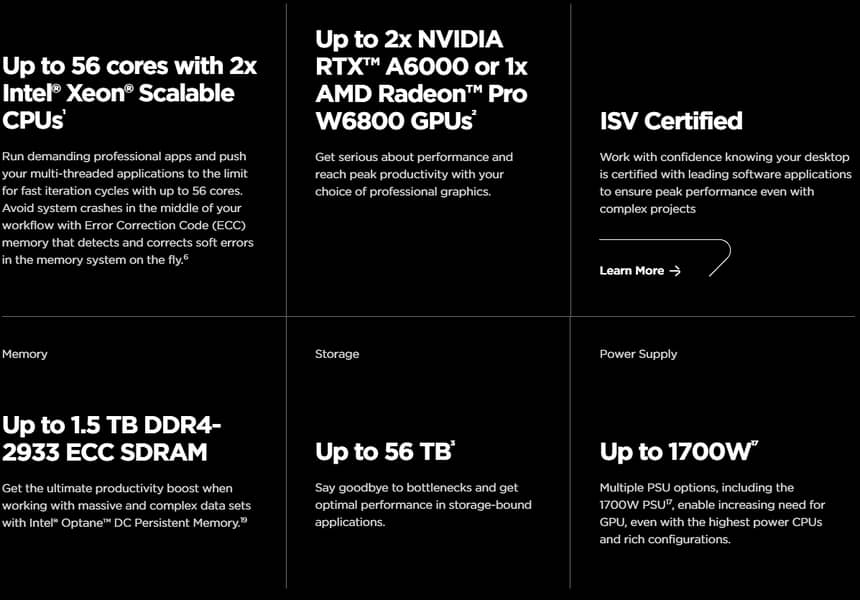 Z8 G4 WORKSTAION WITH XEON 6138GOLD 7