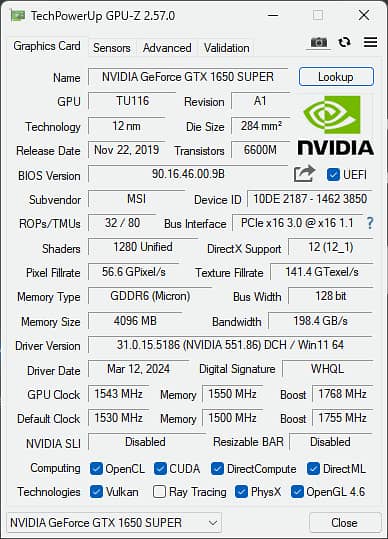 Ryzen 3600 Nvidia 1650 Super Gaming PC 6