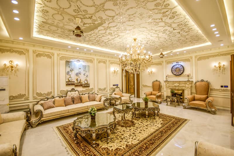 2 Kanal Royal Palace Design By Faisal Rasool Furnished Design By Wing Chair Brand New Bungalow Available For Sale Near To Defance Raya 36