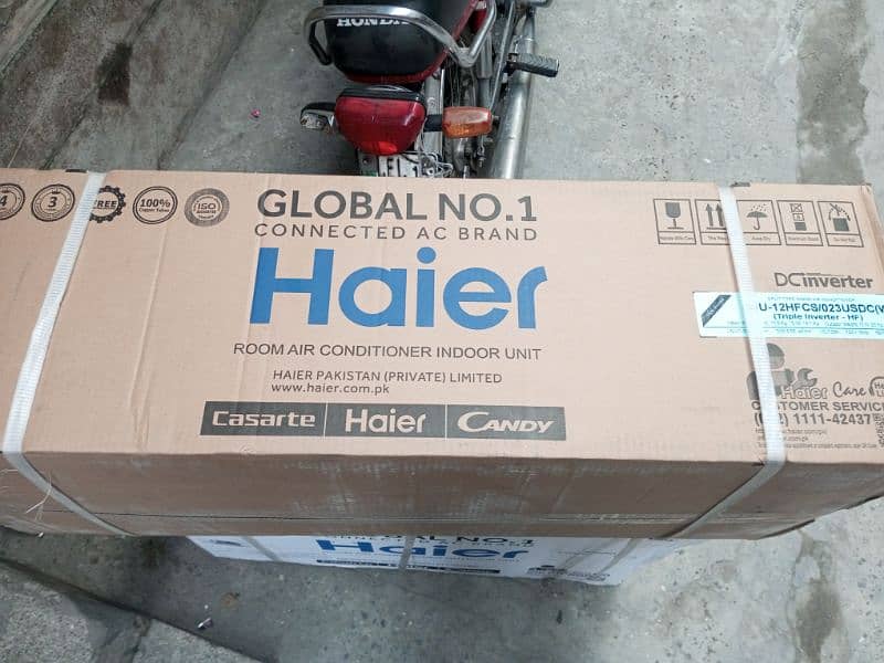 Ac dc tripple inverter haier 1 ton 0